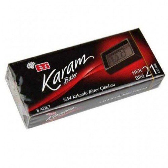 ETI KARAM BITTER MINI 8 ADET 32 GR ETI KARAM BITTER MINI 8 ADET 32 GR